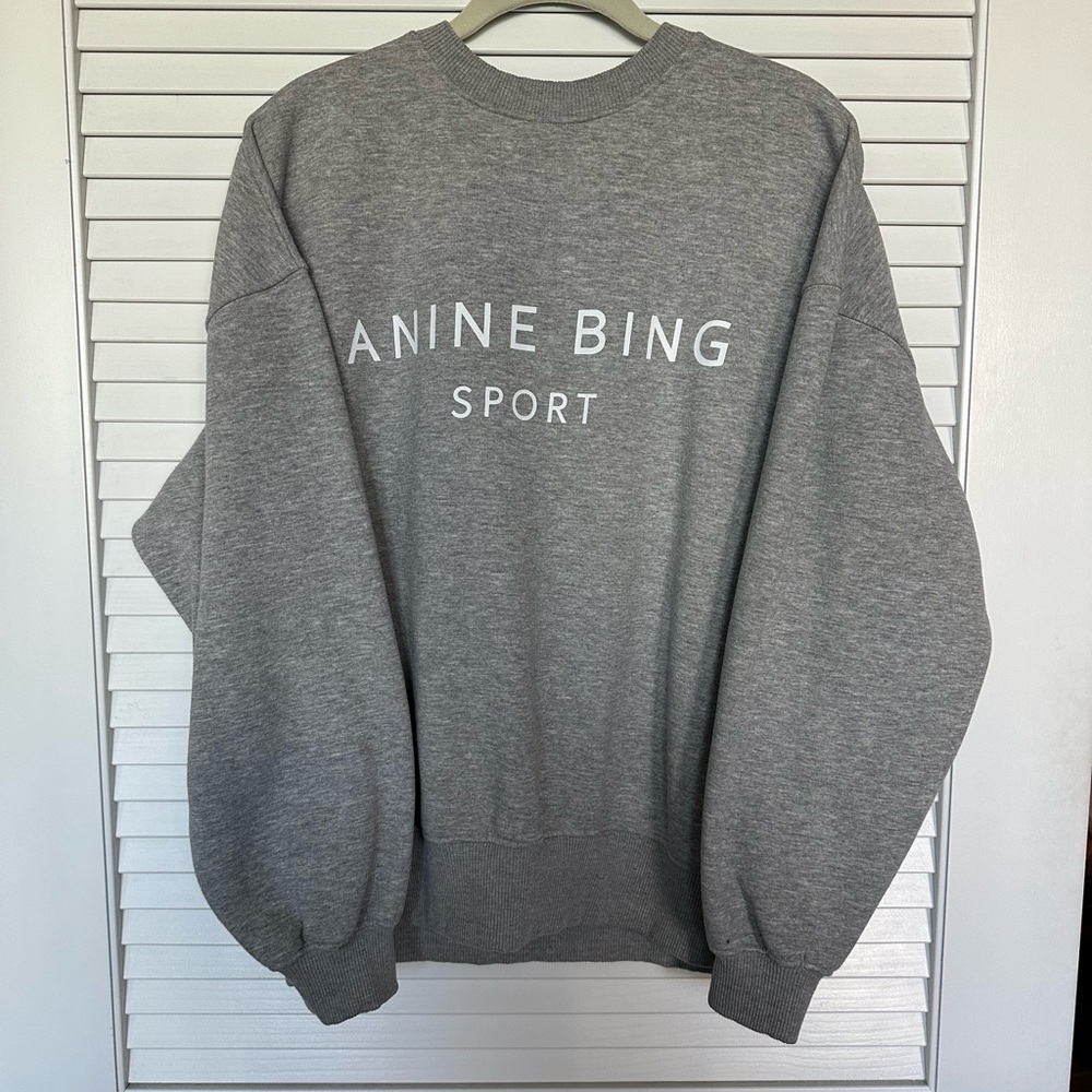 Anine Bing Sport Evan Sweatshirt in Gray - Sold out online